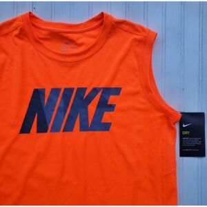 Nike Dri-FIT Boys XL Orange Sleeveless Performance Athletic Tank Top NWT